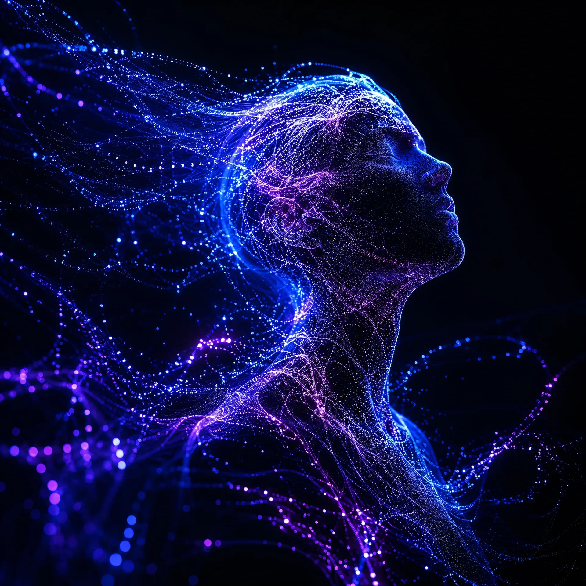 Abstract AI-generated creative artwork